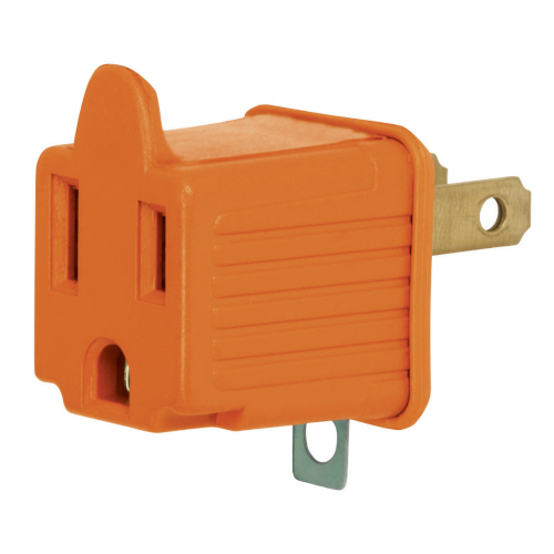 ADAPTADOR DE 3 A 2 NARANJA