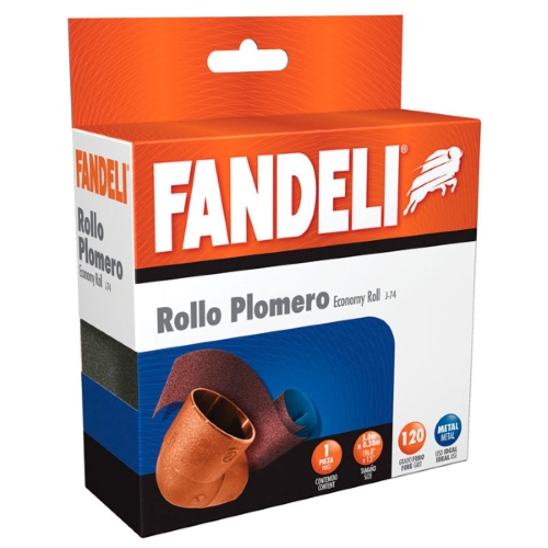 LIJA P/PLOMERO G-120 ROJA 11/2" J-86 FAN