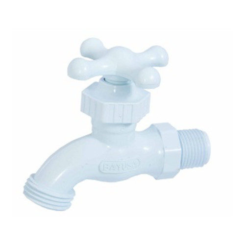 LLAVE P/MANGUERA 3/4" PLASTICO BCO. 0591