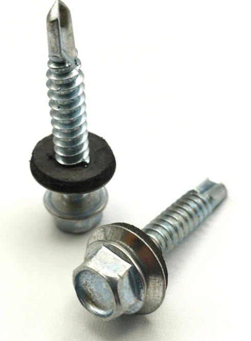 PIJA TEEK 1/4"X1" GALV.