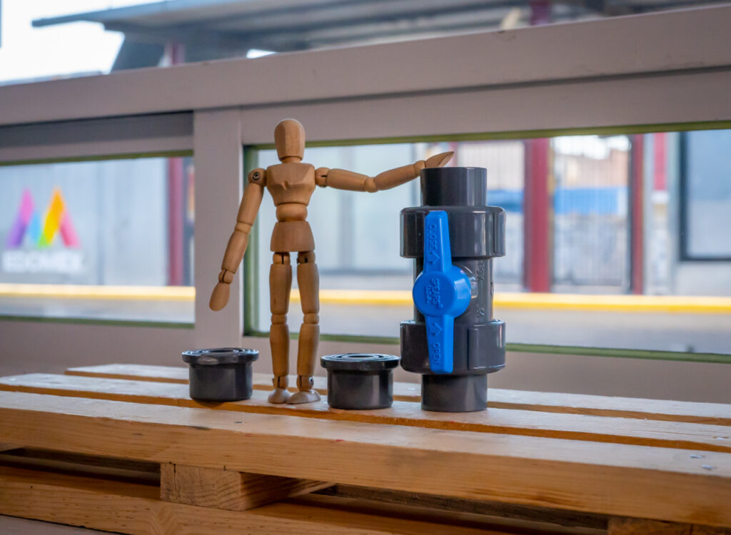 VALV. DOBLE TCA. 3/4" EPDM PVC 80 SPEARS