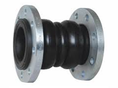 JUNTA DE EXPANSIÓN ELASTOMÉRICA  EPDM 12" X 50 cms de L.T.(4 arcos std ) con bridas giratorias en acero al carbon ANSI 150 LBS