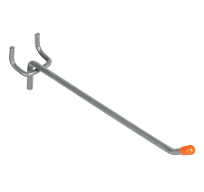 GANCHOS METALICOS 8" 20 CM RECTOS TRUPER