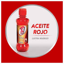 ACEITE ROJO 240ML 3 EN 1 P/MUEBLES