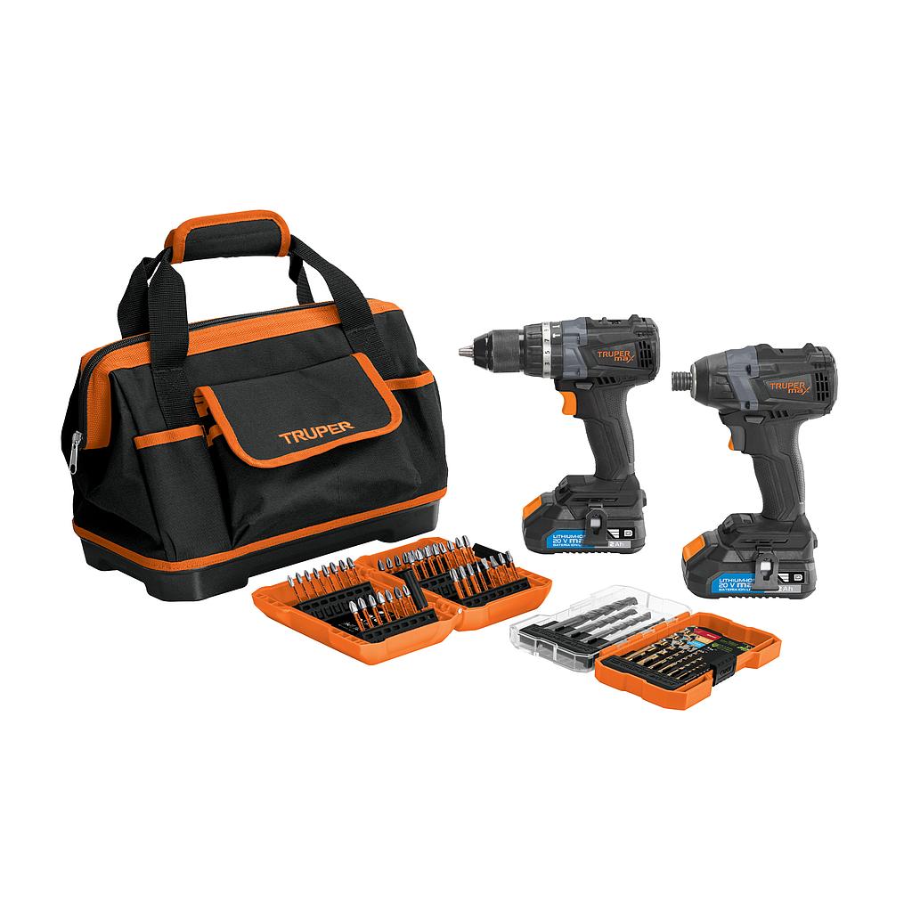 ROTOMARTILLO Y DESTORNILLADOR INALÁMBRICO, 20V, SIN CARBONES