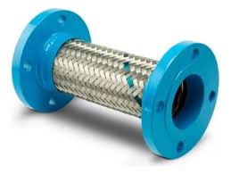 MANGUERA METALICA FLEXIBLE DE 2"DE DIAM. X 25 CMS DE L.T. CON BRIDAS DE ACERO AL CARBON ASA 150 LBS EN AMBOS EXTREMOS
