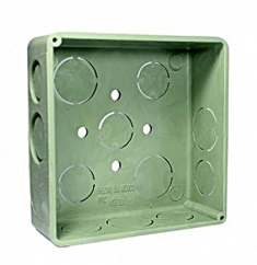 CAJA REGISTRO 6X6" PVC S/TAPA (11/4-11/2")