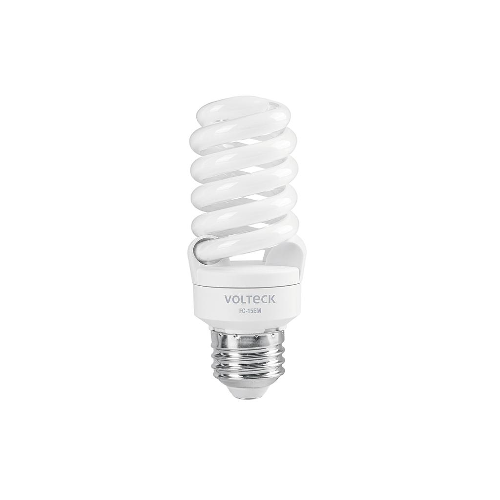 FOCO MINI ESPIRAL LUZ CALIDA 15W VOLTCH